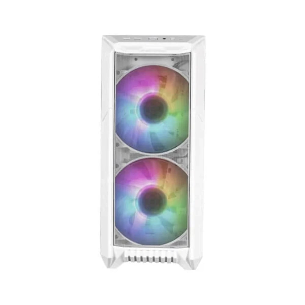 COOLER MASTER HAF 500 ARGB EATX Mid Tower Cabinet (White) – TechCure India