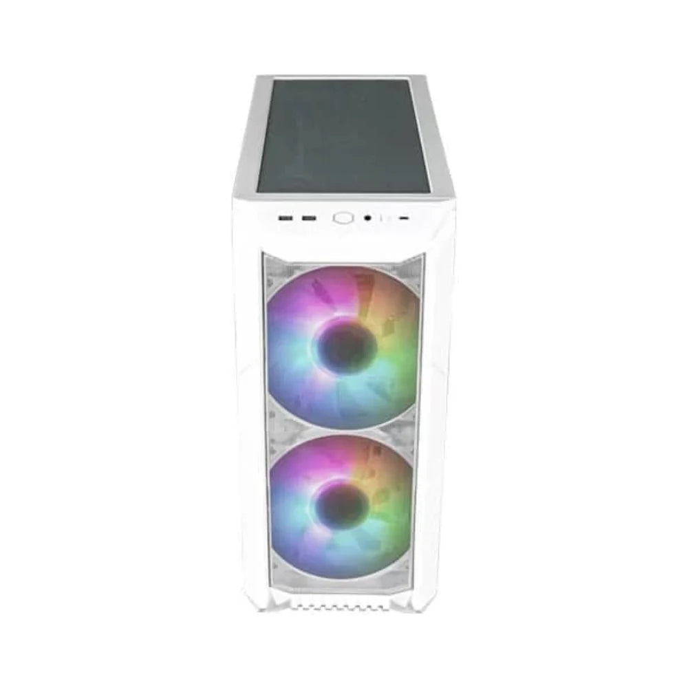 COOLER MASTER HAF 500 ARGB EATX Mid Tower Cabinet (White) – TechCure India