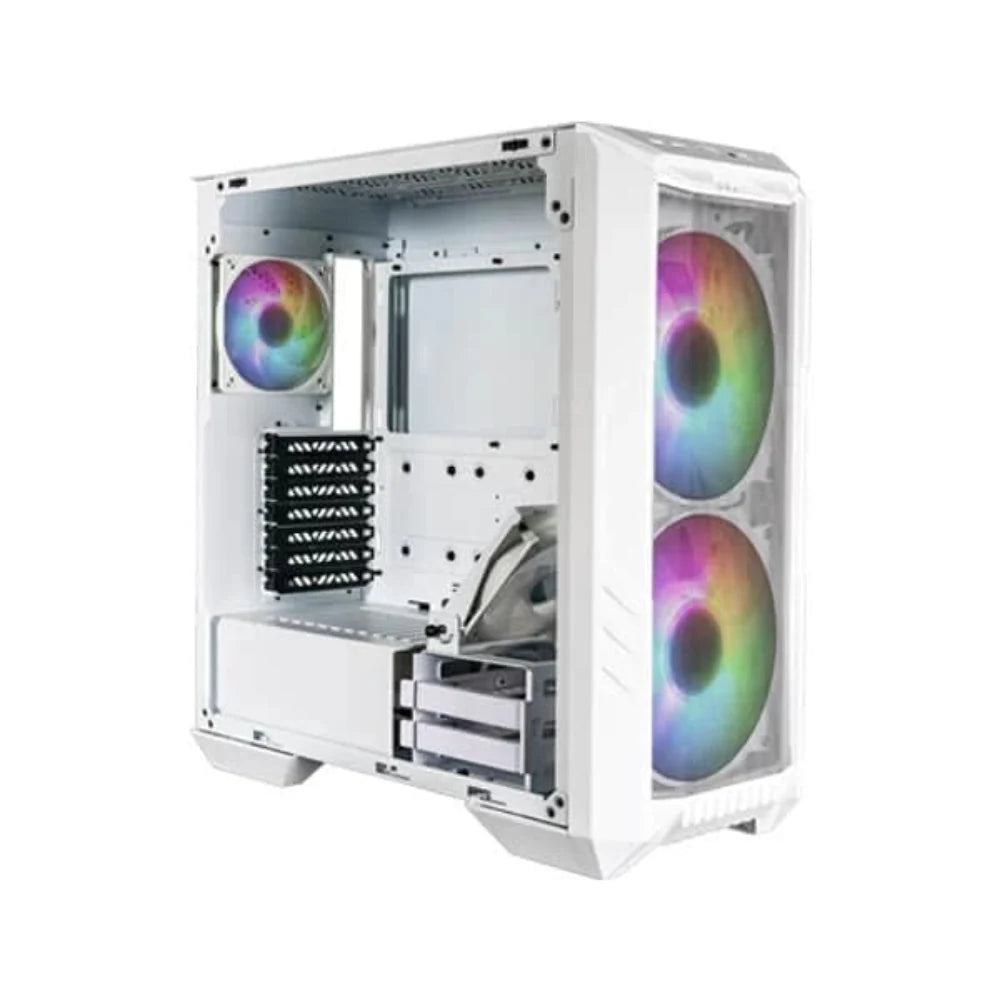 COOLER MASTER HAF 500 ARGB EATX Mid Tower Cabinet (White) – TechCure India