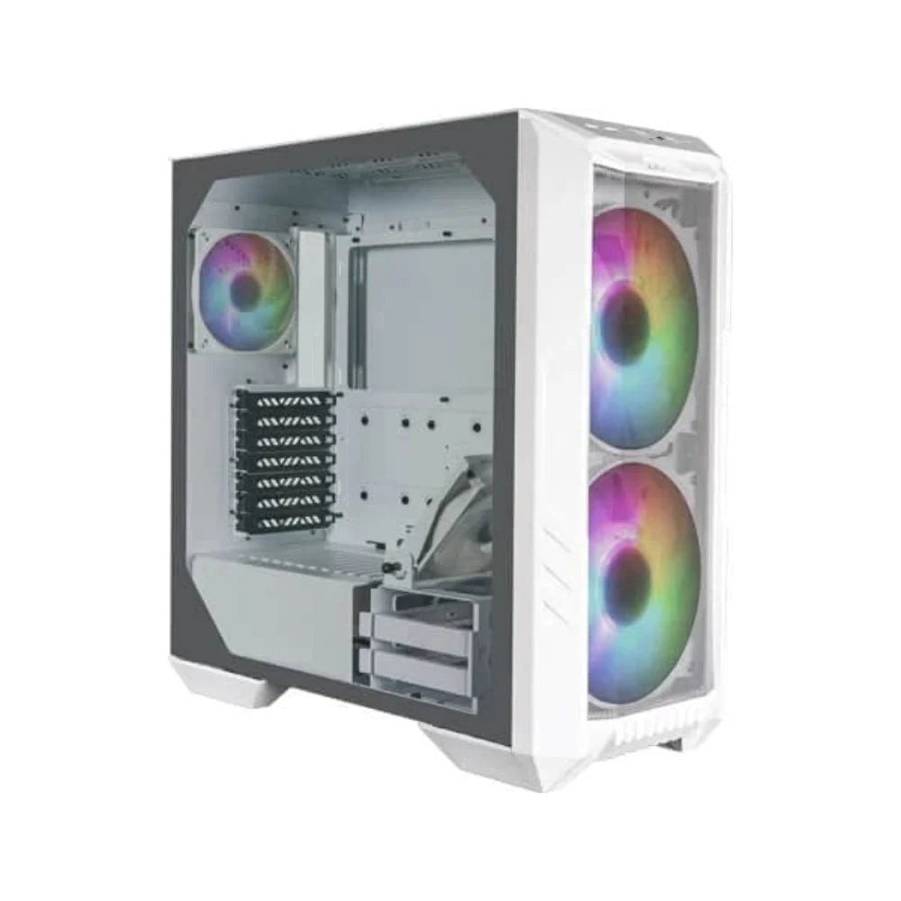 COOLER MASTER HAF 500 ARGB EATX Mid Tower Cabinet (White) – TechCure India
