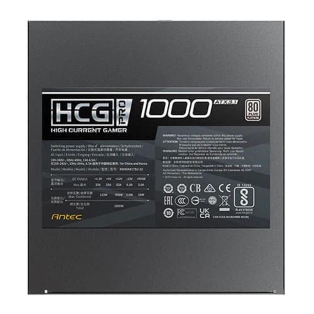 ANTEC HCG1000 Pro 1000W 80+ Platinum Fully Modular ATX 3.1 Power Supply ( 1000W ) - 5