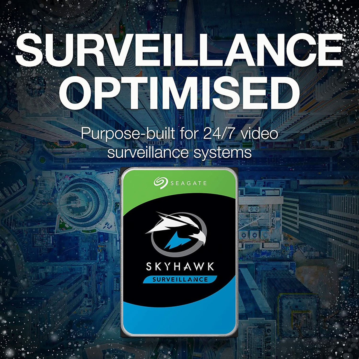 SEAGATE SKYHAWK 6TB SURVEILLANCE INTERNAL SATA HARD DRIVE ST6000VX009 – TechCure India