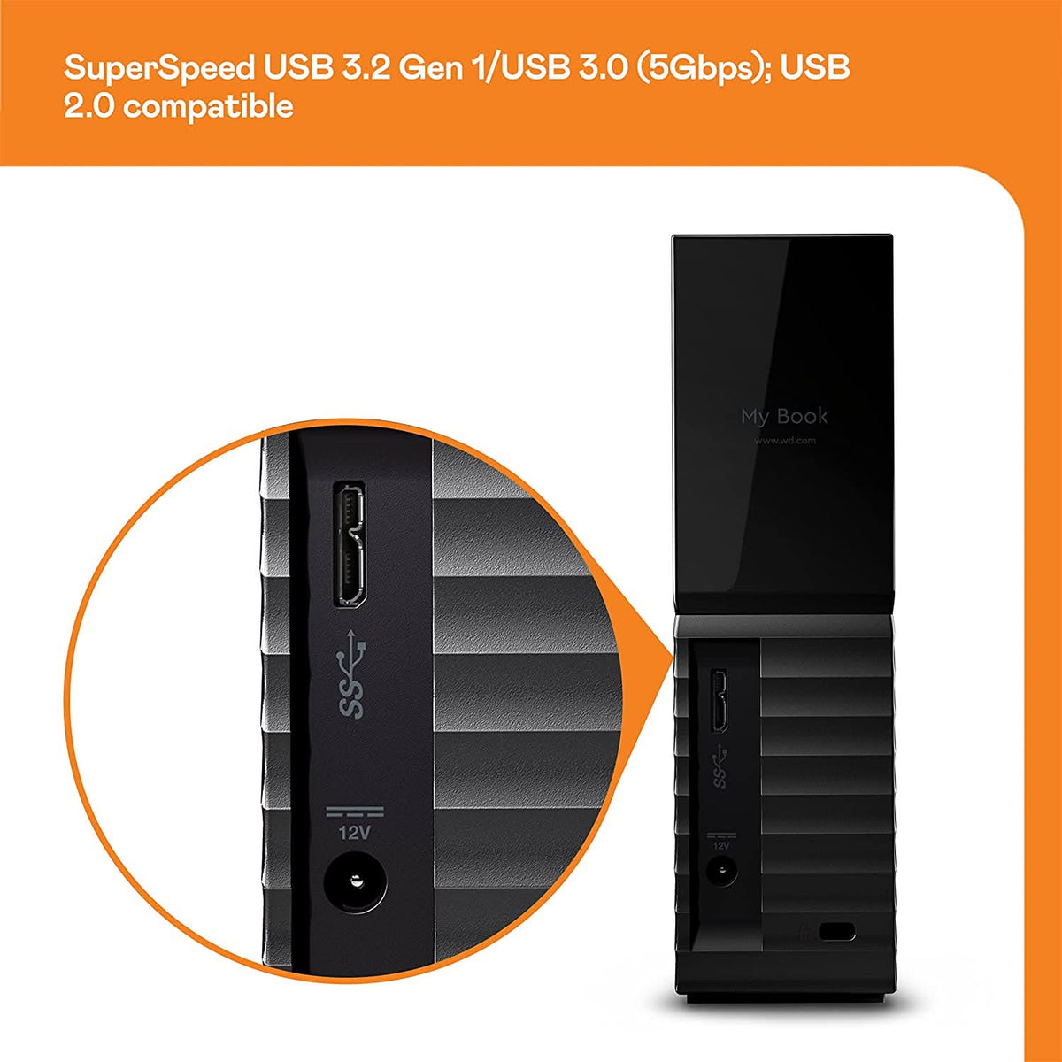 WESTERN DIGITAL 8TB MY BOOK ESSENTIAL EXTERNAL HARD DRIVE – TechCure India