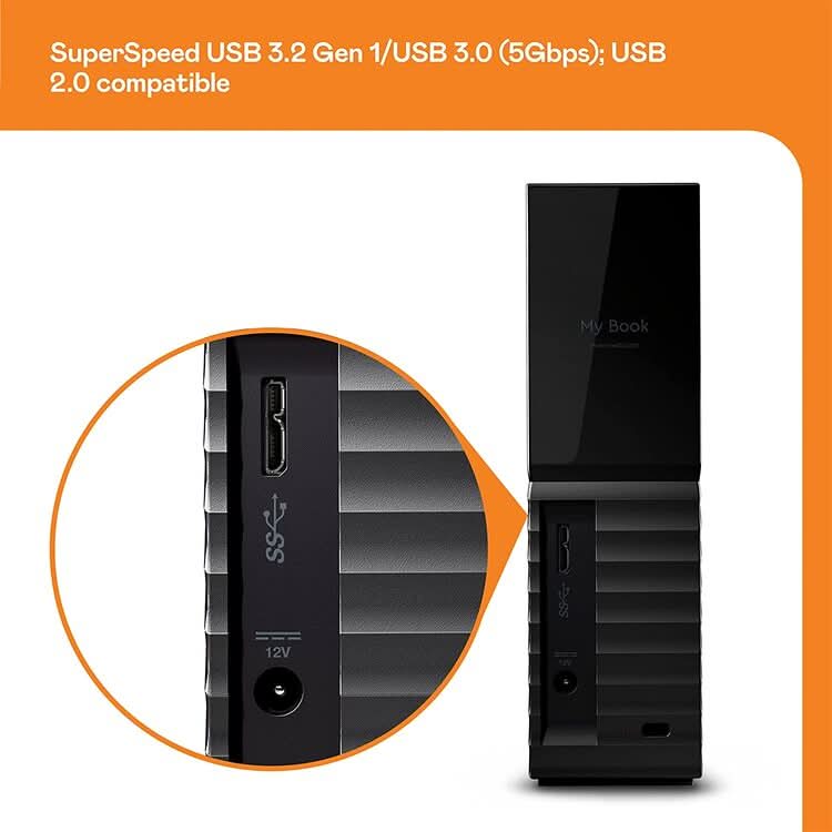 WESTERN DIGITAL 4TB MY BOOK ESSENTIAL EXTERNAL HARD DRIVE – TechCure India