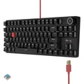 DAWG Highkey 373 80% Wired Mechanical Gaming Keyboard ( Black ) ( Blue Glacier Switch )