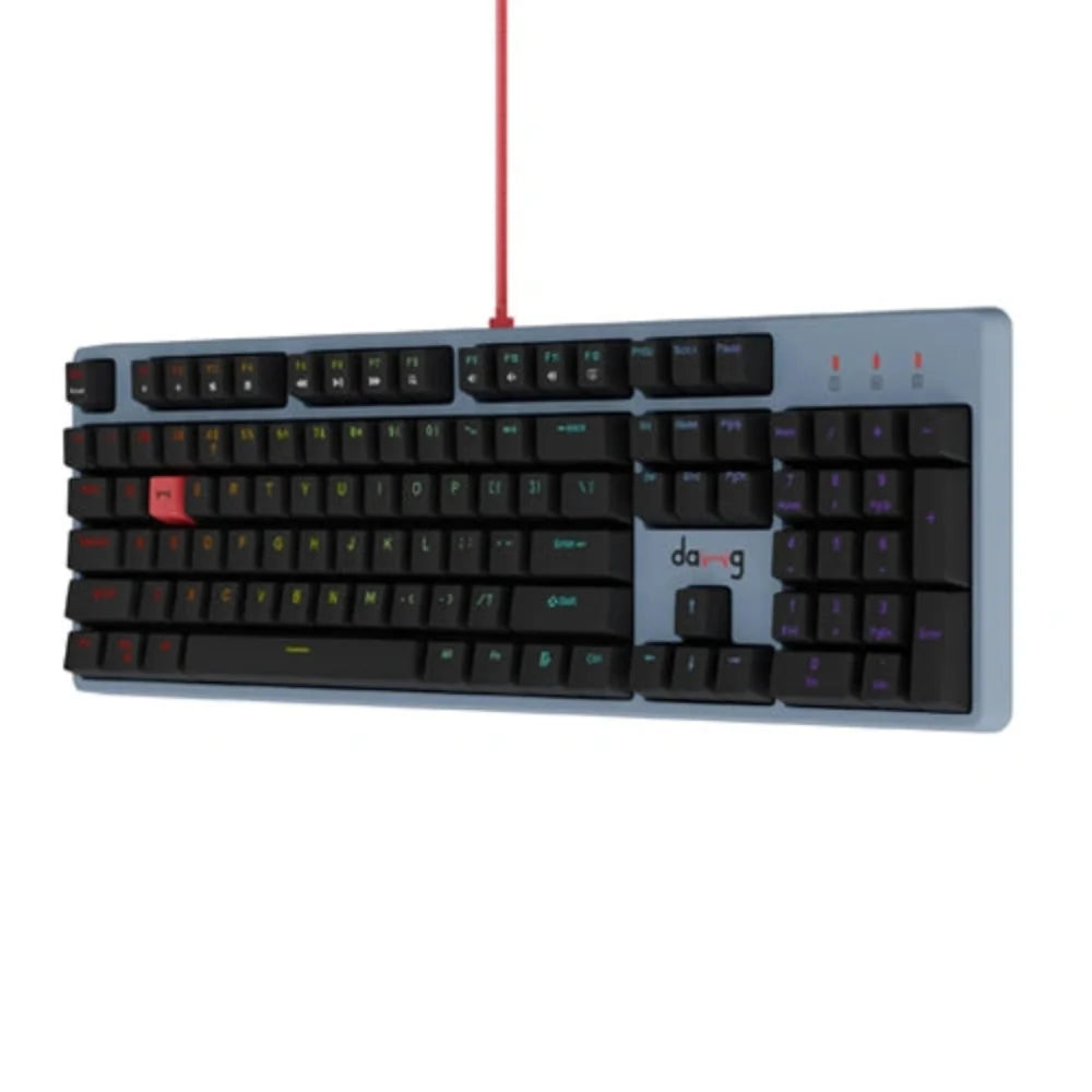 DAWG Highkey 685 Full Size RGB Wired Mechanical Gaming Keyboard ( Black ) ( Blue Glacier Switch ) – TechCure India