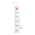 Honeywell 4 Outlet Extension Board with Master Switch, 6 Amps, 250V, 3xUSB, 4 International Sockets, Pure Copper, 6 Advanced Safety Features, 2 Mtr Power Cord, BIS Certified, 1 yr Warranty – TechCure India