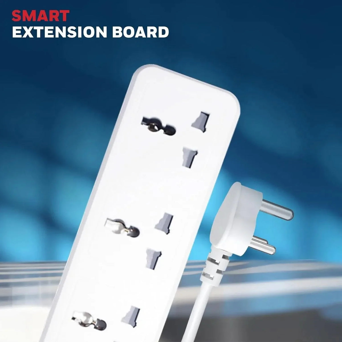 Honeywell 5 Outlet Extension Board with Master Switch, 6 Amps, 250V, 5 International Sockets, Pure Copper, 6 Advanced Safety Features, 2 Meter Power Cord, BIS Certified, 1 Year Warranty – TechCure India