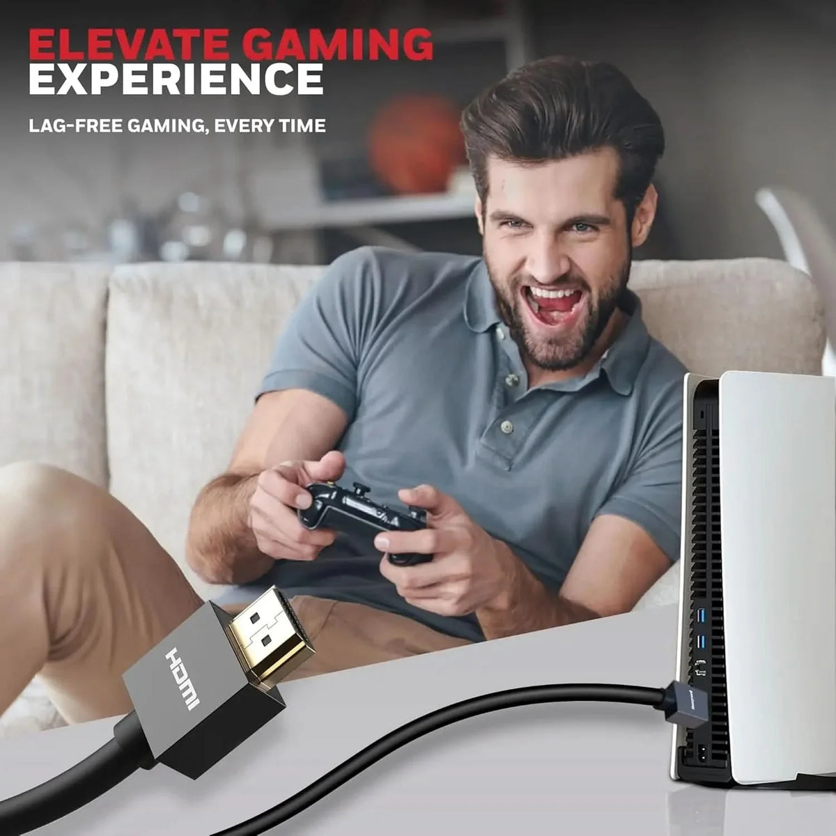 Honeywell HDMI Cable v2.0 with Ethernet, 3D/4K@60Hz Ultra HD Resolution, 20 Mtr, 18 GBPS Transmission Speed, High Speed, Compatible with all HDMI Devices Laptop Desktop TV Set-top Box Gaming Console – TechCure India