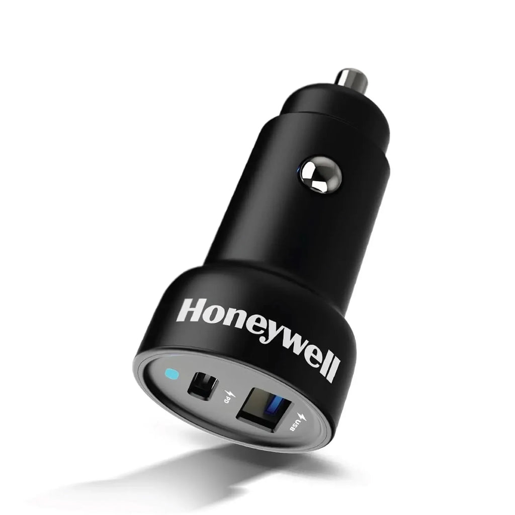 Honeywell Micro CLA 83W PD Smart Car Charger, 65W Type C PD & 18W USB A Port, Ultra-Fast Charging, Compatible with All Car for iPhone, Smartphones, Laptops, Tablets, 3 Years Manufacturer Warranty – TechCure India