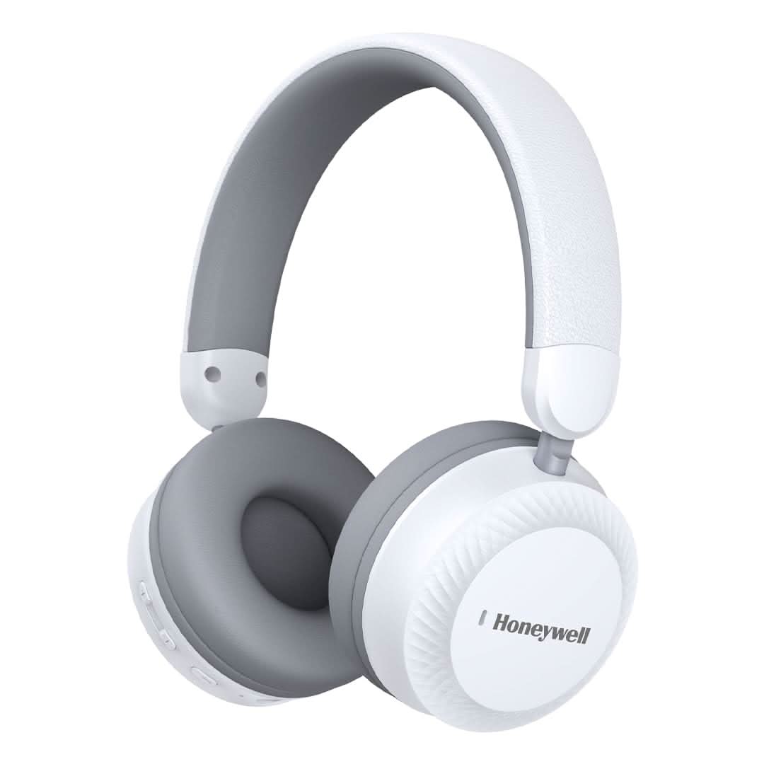 Honeywell Moxie V20 Bluetooth 5.4 Wireless On-Ear Headphones with Mic, ENC Noise Reduction, 25H Playback, Deep Bass, IPX4, AUX Support, 40ms Low Latency Gaming Mode, Stereo Sound, Padded Cushions – TechCure India