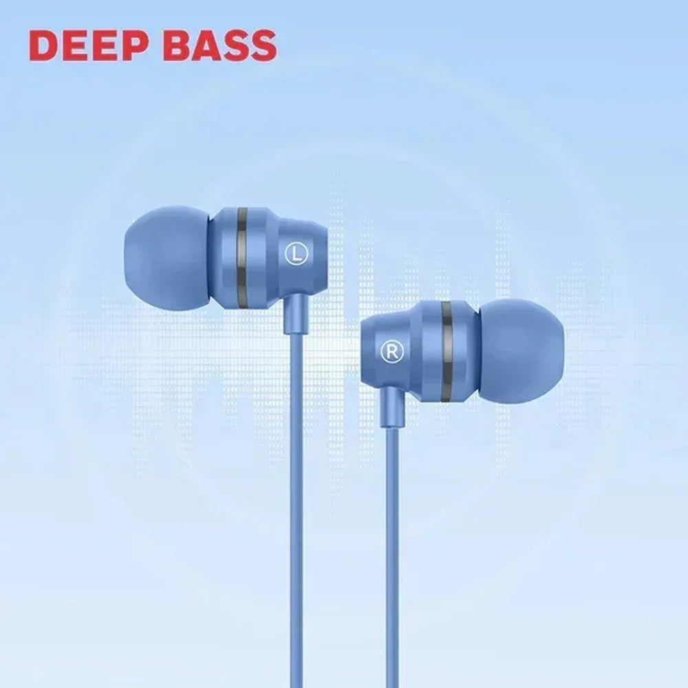 Honeywell Moxie V50 Wired Earphones with Built in Mic, 10mm*2 Drivers, Passive Noise Cancellation, Deep Bass & Clear Sound, Ultra HD Mic Quality, 3.5mm AUX, Voice Assistant Enabled, 1.2 Mtr Blue – TechCure India