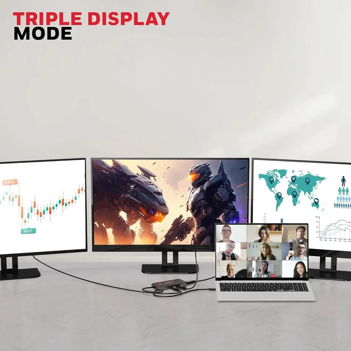 Honeywell New Launch 10-in-1 Type C Dock with Dual 4K HDMI – Model HC000027/LAP/CDK – photo 4 – TechCure India