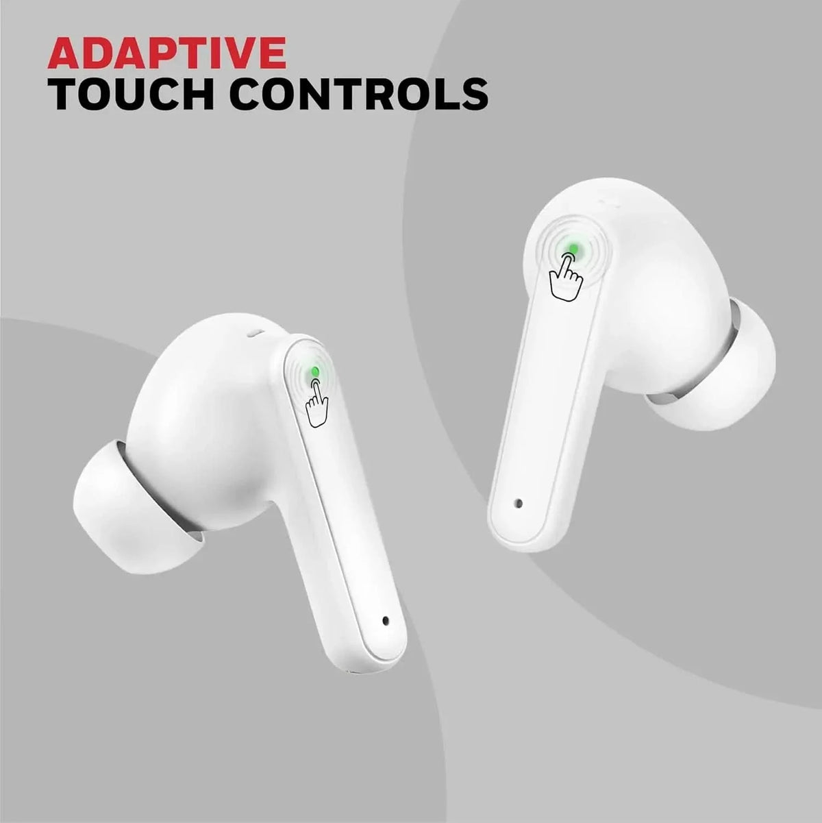 Honeywell New Launched Moxie V1400 Bluetooth v5.4 TWS in-Ear Earbuds, ENC with 4 Mics for HD Calling, 45H Battery Life, Stereo Sound, Deep Bass, IPX4, 40ms Low Latency Gaming Mode White – TechCure India
