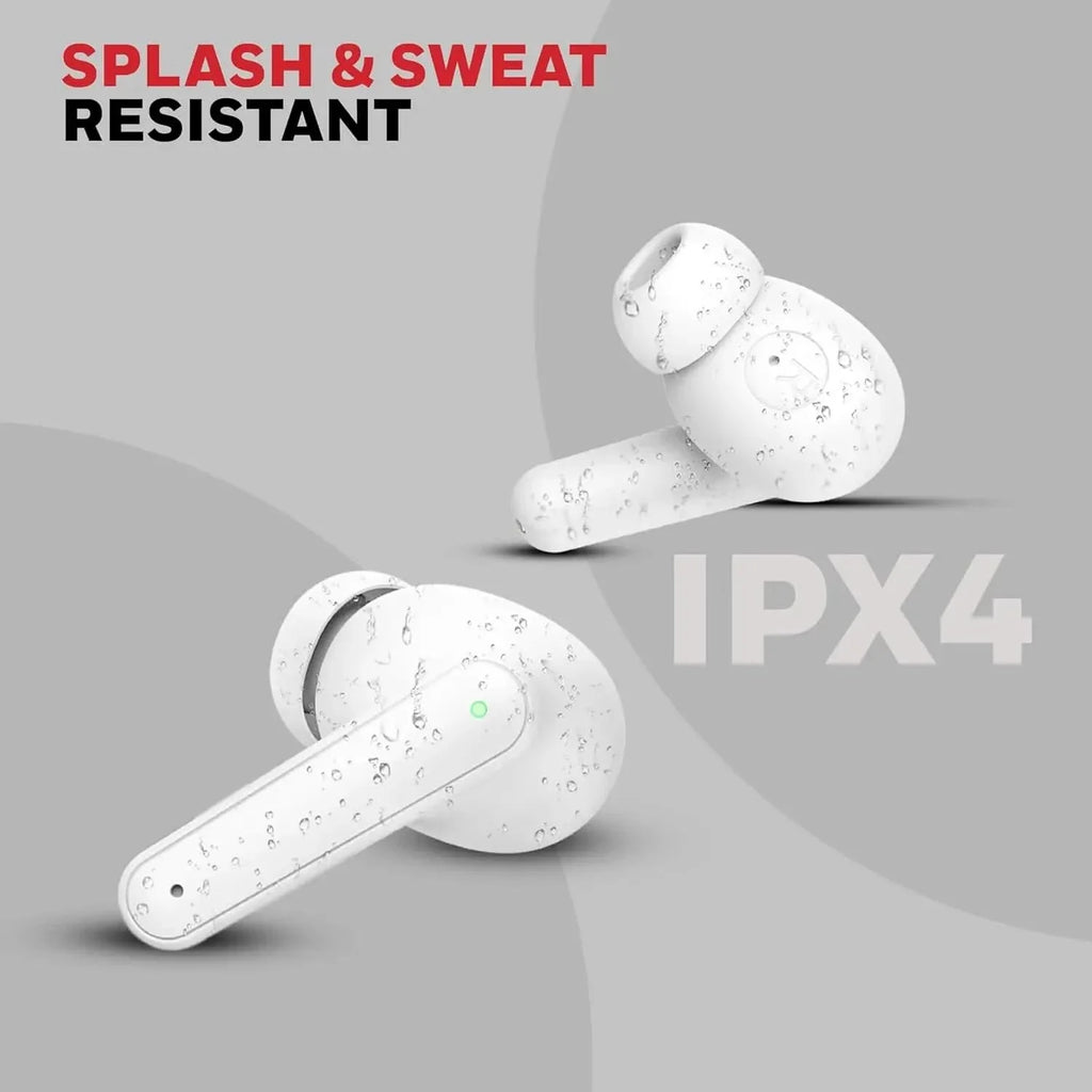 Honeywell New Launched Moxie V1400 Bluetooth v5.4 TWS in-Ear Earbuds, ENC with 4 Mics for HD Calling, 45H Battery Life, Stereo Sound, Deep Bass, IPX4, 40ms Low Latency Gaming Mode White – TechCure India
