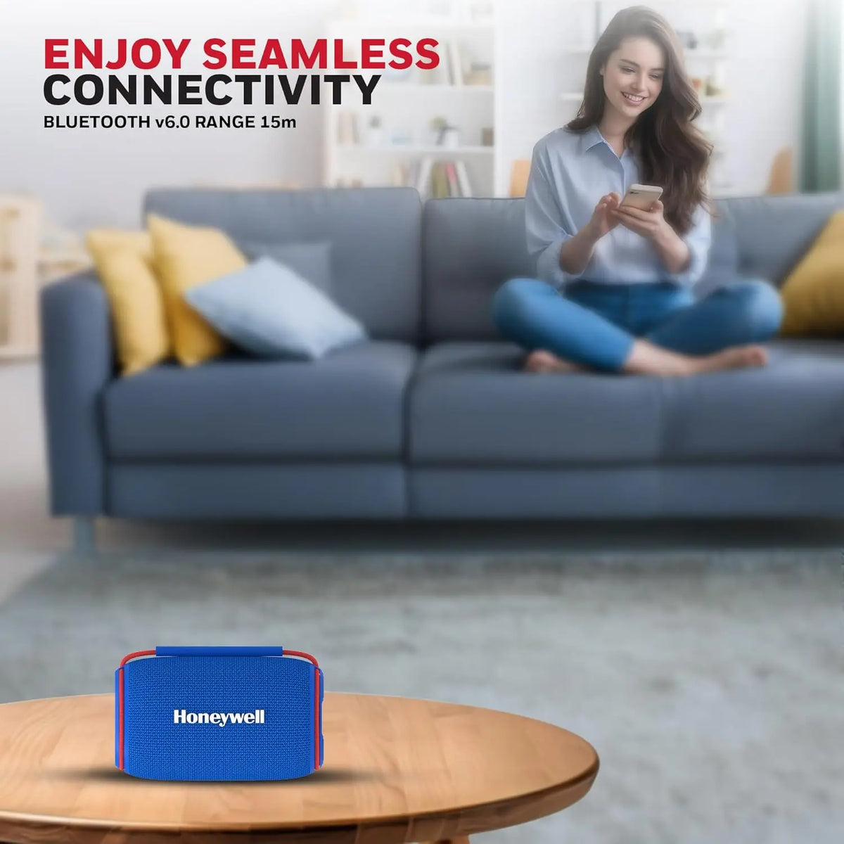 Honeywell Suono P310 Bluetooth 6.0 Speaker, 10W, Deep Bass Dual Radiators – photo 3 – TechCure India