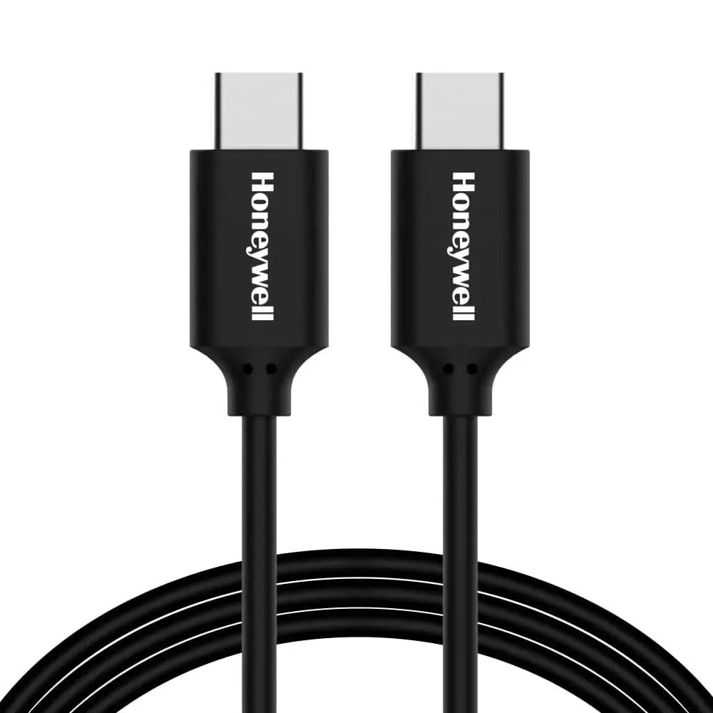 Honeywell Type C To Type C USB 3.1 Cable, PD 100W with Max Output 5A, QC 3.0, Ultra-Fast Charge & Sync Cable, 10 Gbps transfer speed,Compatible with Smartphones,Laptop,Power Bank, Tablet- 6 Feet(1.8M) – TechCure India