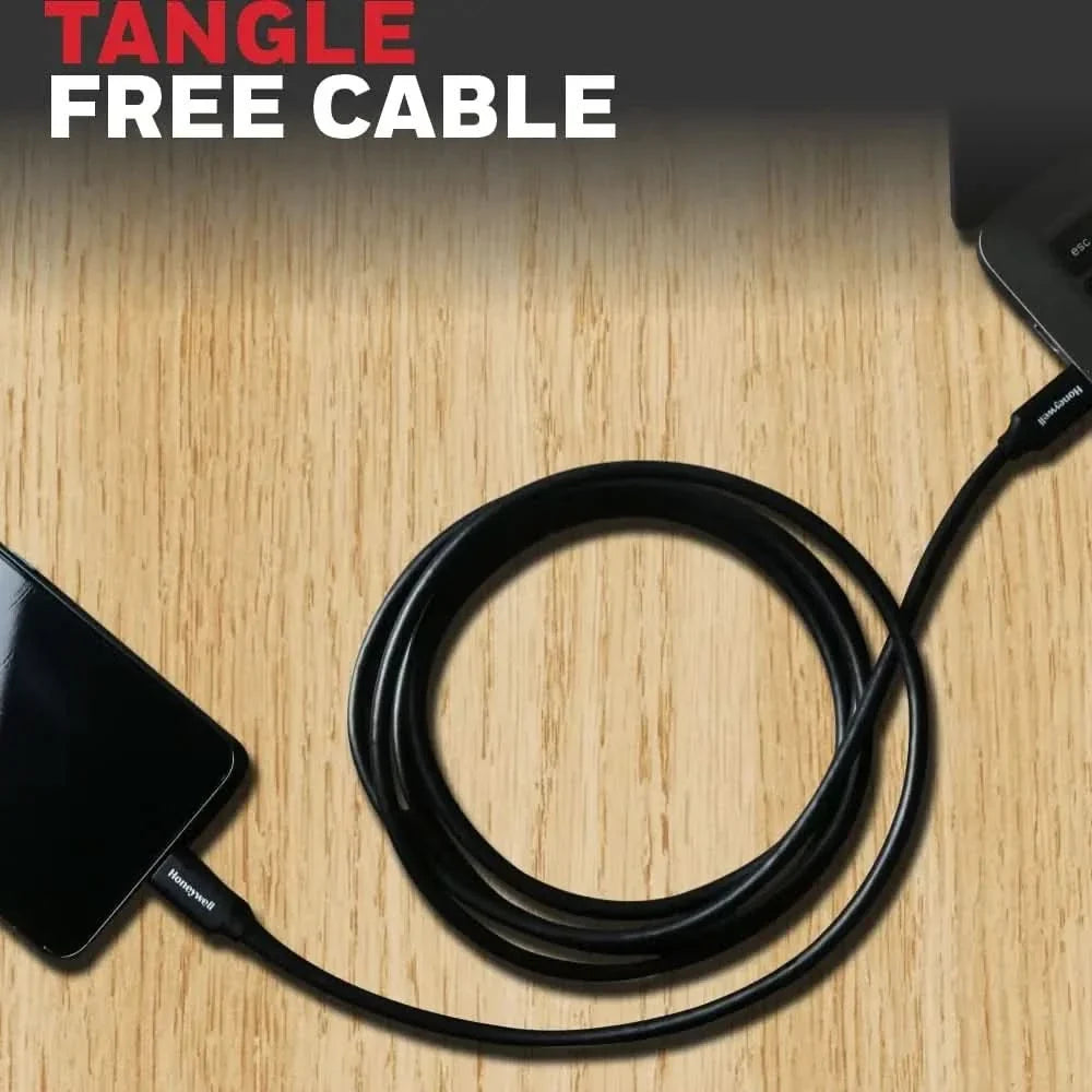 Honeywell Type C To Type C USB 3.1 Cable, PD 100W with Max Output 5A, QC 3.0, Ultra-Fast Charge & Sync Cable, 10 Gbps transfer speed,Compatible with Smartphones,Laptop,Power Bank, Tablet- 6 Feet(1.8M) – TechCure India