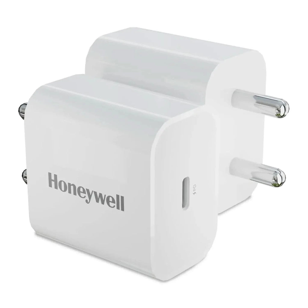 Honeywell Zest PD 20W Type-C Charger Adapter with PPS, Ultra-Fast Charging, PD 3.0, BIS Certified for iPhone 17/17 Air / 17 Pro / 17 Pro Max, Samsung Galaxy, Pixel, iPad, AirPods & More – TechCure India