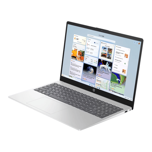 HP 15-FC0499AU 15.6 Inch FHD Laptop, AMD Ryzen 3 7320U, 8GB RAM, 512GB SSD, Windows 11 Home, Microsoft Office 2024, Silver – TechCure India