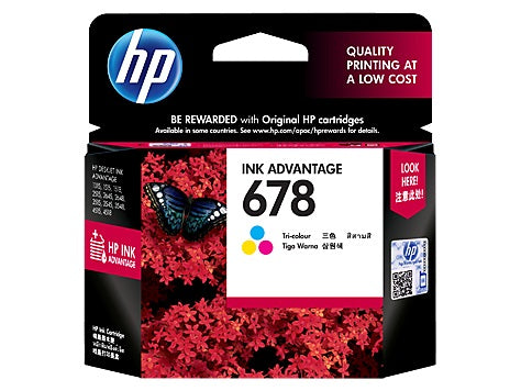 HP 678 Tri Color Ink Cartridge