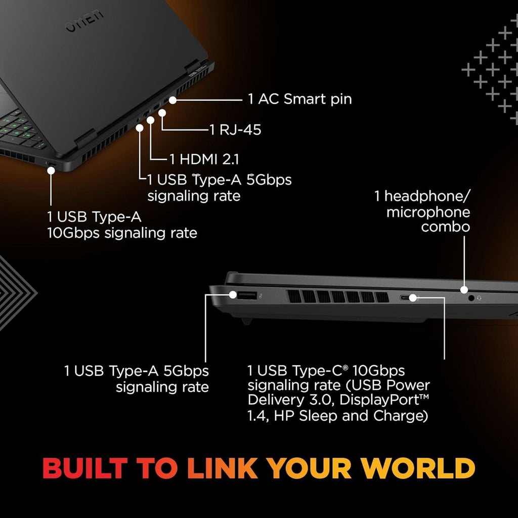 HP Omen, Intel Core Ultra 9 285H, 8GB RTX 5070, 32GB DDR5, 1TB SSD, 165Hz, 2k WUXGA, 3ms, 16 Inch 40.6cm, Win11, M365 Office24, Black, an0012TX, Unleashed Mode, RGB, AI Gaming Laptop – TechCure India