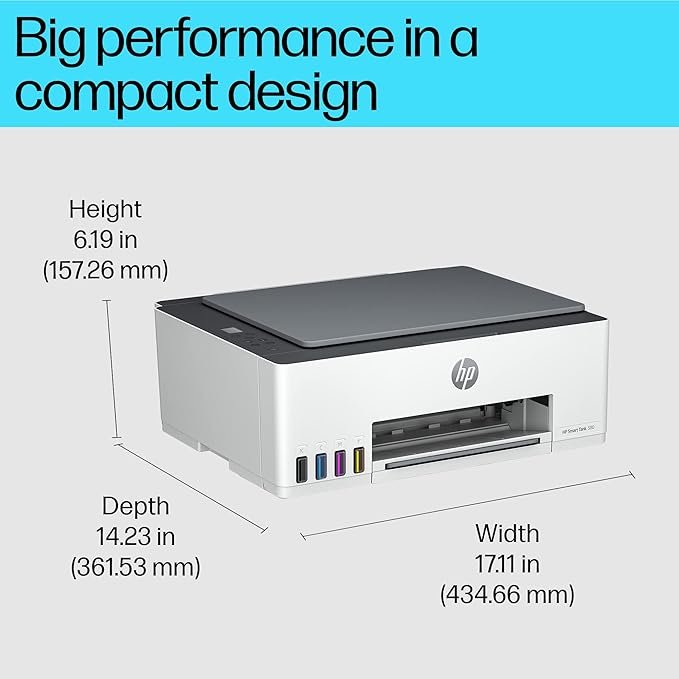 HP Smart Tank 580 Aio WiFi Colour Wireless Solid Ink Printer – TechCure India