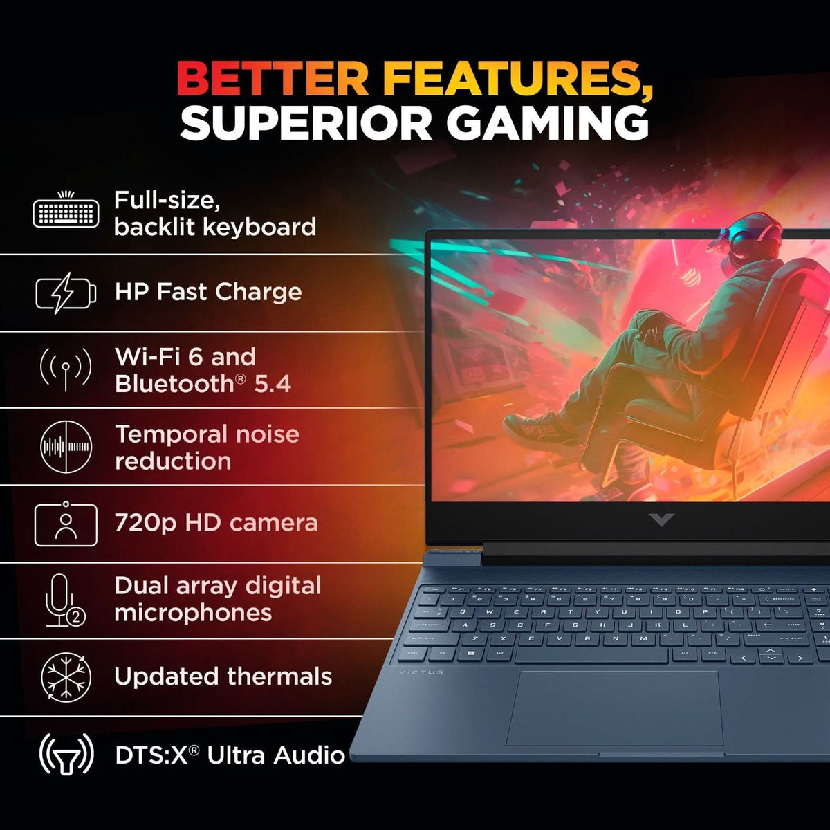 HP Victus AMD Ryzen 7 Hexa Core 7445HS – photo 5 – TechCure India