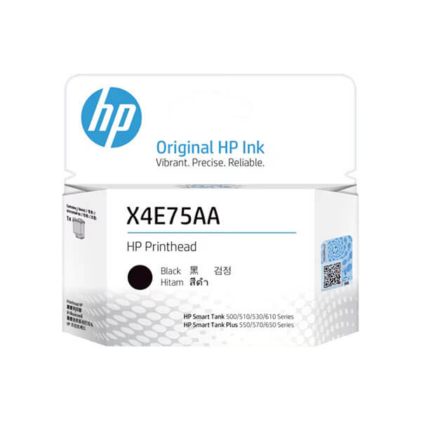 HP X4E75A Black Inktank Printhead – Model X4E75AA – TechCure India
