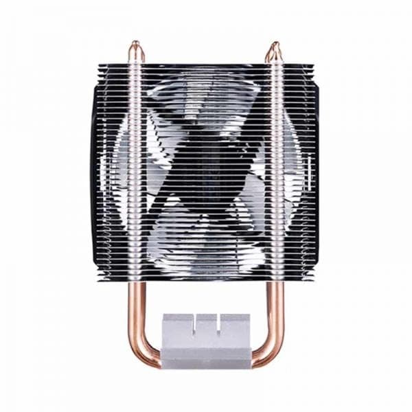 COOLER MASTER H410R Red LED Single Tower Air Cooler (Black) - 3
