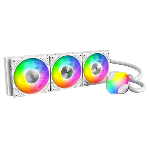 Montech HyperFlow ARGB 360 CPU Liquid Cooler (White) – TechCure India