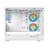 FINGERS HyperHawk RGB MATX Mini Tower Cabinet ( White ) - 3