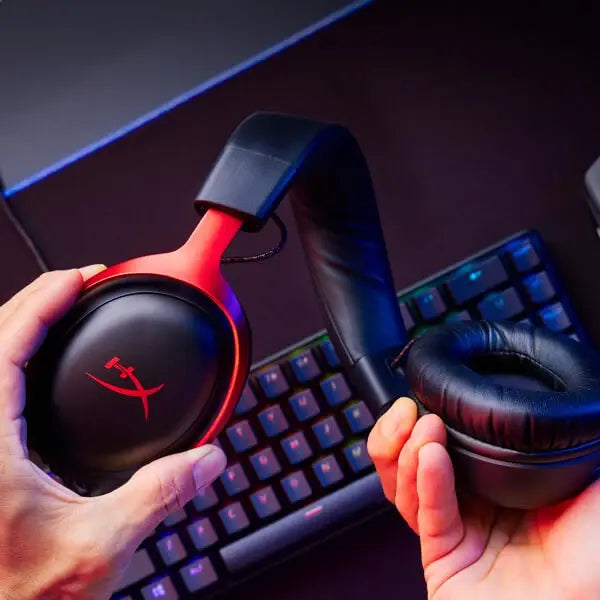 HyperX Cloud III Gaming Headset Black-Red (727A9AA) – TechCure India