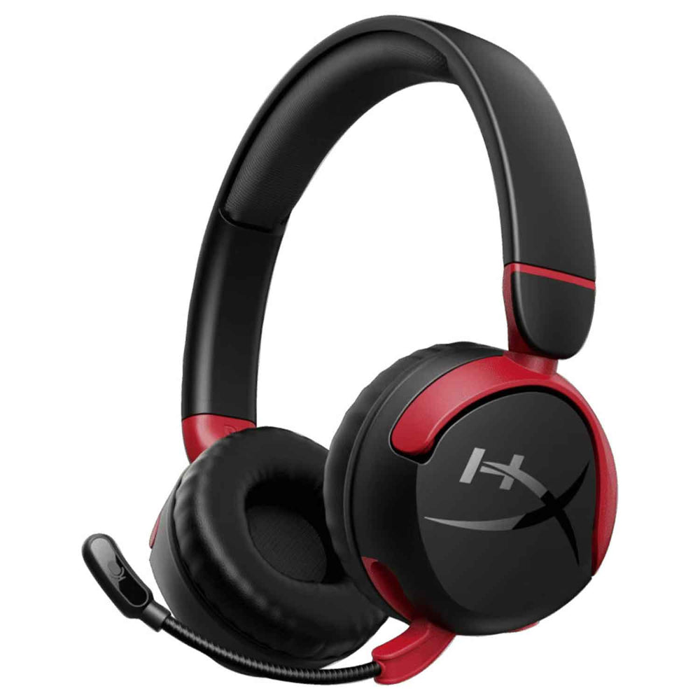 HYPERX Cloud Mini Wireless 3.5mm Gaming Headphone ( Black / Red ) ( PC/Mobile/Xbox/Tablet ) – TechCure India