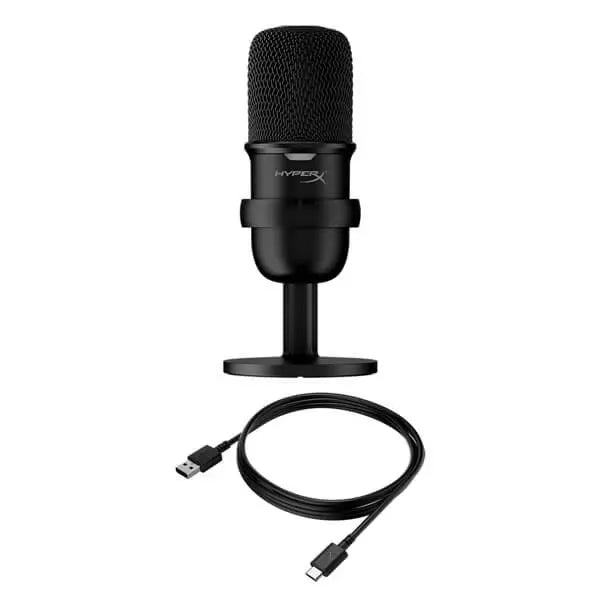 HyperX SoloCast Microphone (Black) (4P5P8AA) – TechCure India