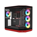 HYTE Y50 Essential Aesthetic RGB EATX Mid Tower Cabinet ( Black Cherry ) – TechCure India