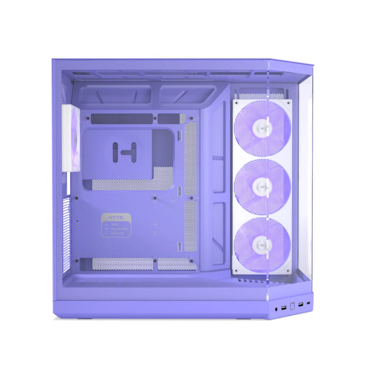 HYTE Y50 Essential Aesthetic RGB EATX Mid Tower Cabinet ( Taro Milk ) – TechCure India