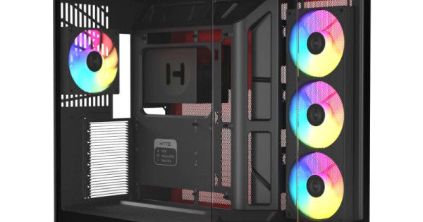 Hyte Y50 RGB MId-Tower Gaming Cabinet - Black Cherry – Model CS-HYTE-Y50RGB-RB – TechCure India