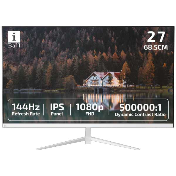 iBall Pixelent 271 Bird i270 LED Monitor (White) – TechCure India