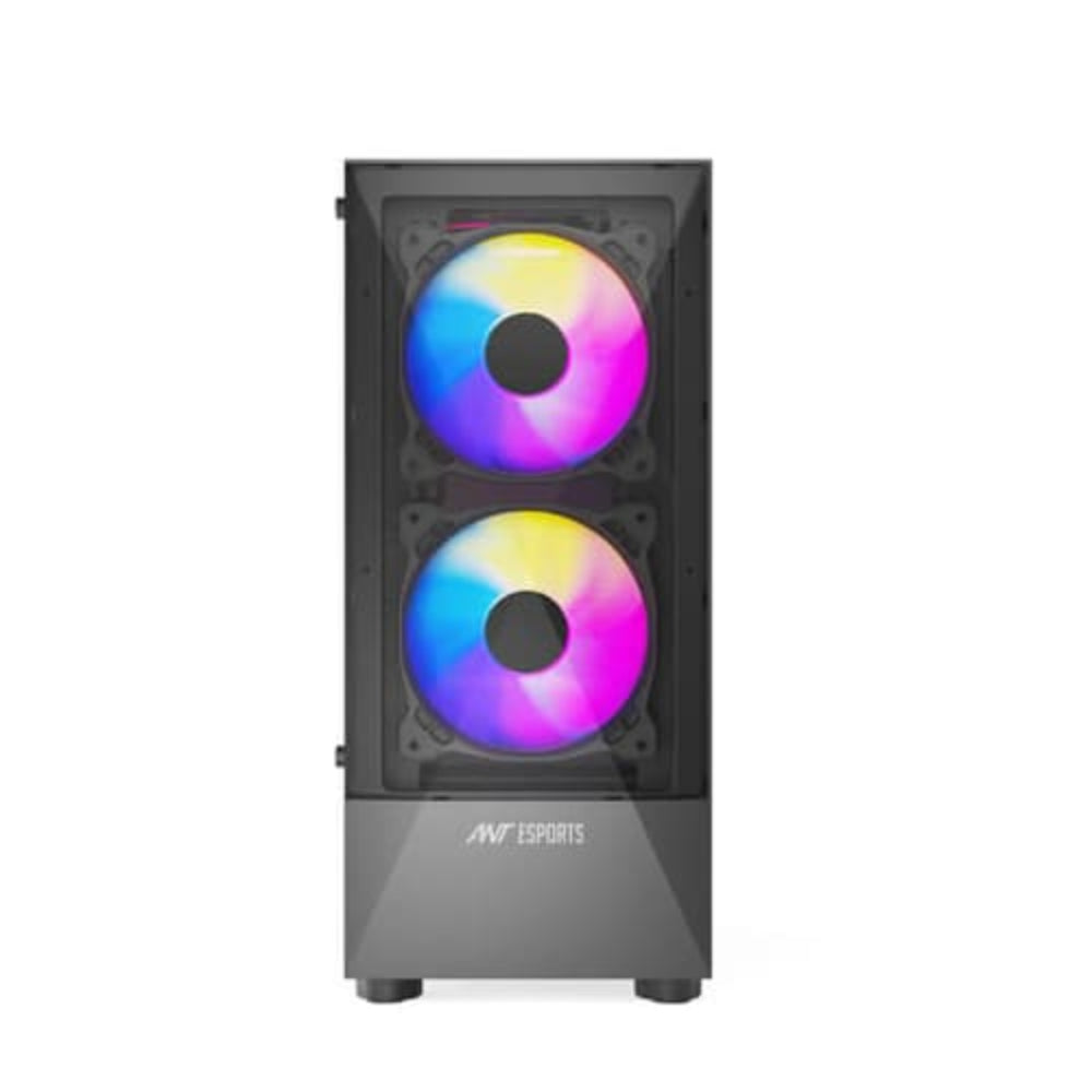ANT ESPORTS Ice-100 ATX Mid Tower Cabinet ( Black ) - 2