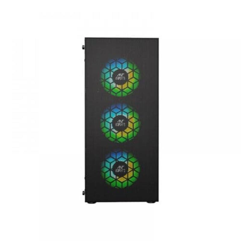 ANT ESPORTS ICE-110 RGB EATX Mid Tower Cabinet (Black) - 2