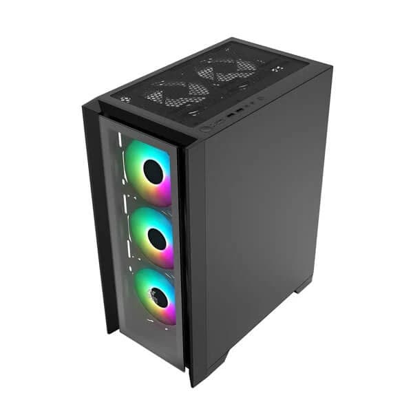 ANT ESPORTS ICE-170 TG ATX Mid Tower Cabinet (Black) - 3