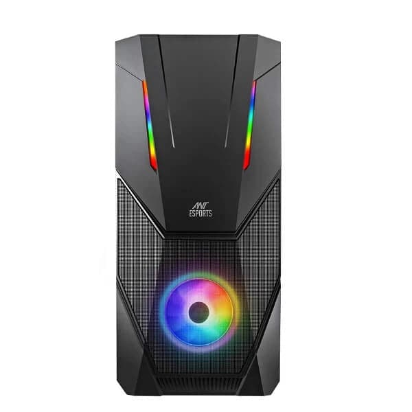 ANT ESPORTS ICE-211TG ARGB ATX Mid Tower Cabinet (Black) - 2