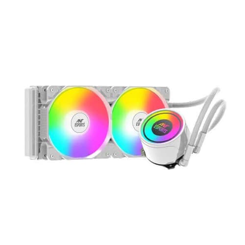 ANT ESPORTS ICE-240 ARGB 240mm CPU Liquid Cooler ( White ) – TechCure India