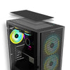 ANT ESPORTS ICE-4000 RGB Mesh ATX Mid Tower Cabinet (Black) - 4