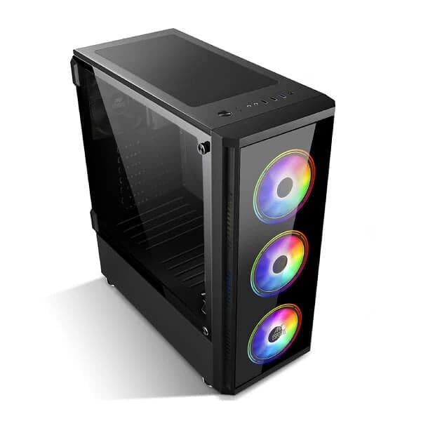ANT ESPORTS ICE-400TG ATX Mid Tower Cabinet (Black) - 3