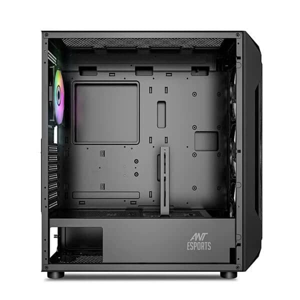 ANT ESPORTS ICE 410TG Mesh ARGB EATX Mid Tower Cabinet (Black) - 4
