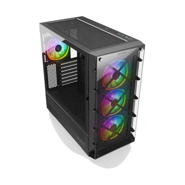 ANT ESPORTS ICE-5000 RGB EATX Mid Tower Cabinet (Black) - 3