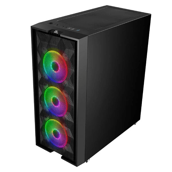 Ant Esports ICE-521MT Mid Tower Gaming Cabinet with Transparent Tempered Glass – TechCure India