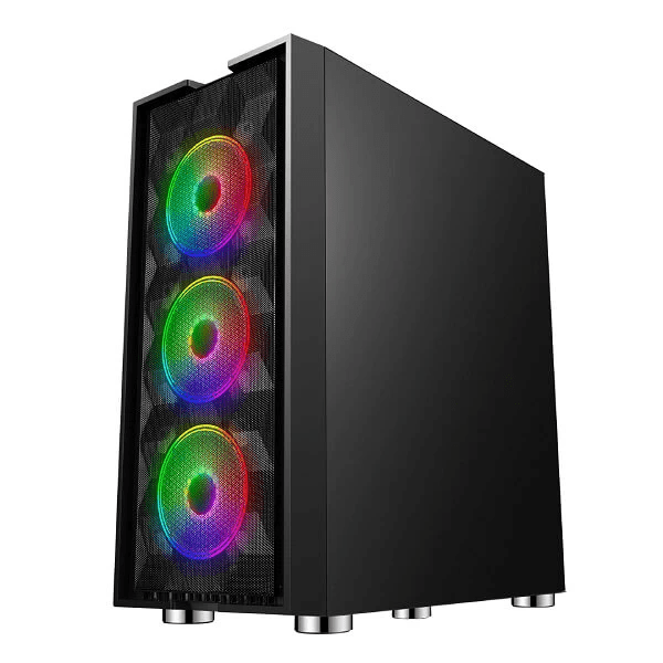Ant Esports ICE-521MT Mid Tower Gaming Cabinet with Transparent Tempered Glass – TechCure India